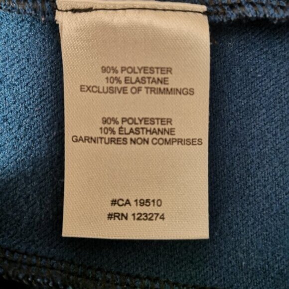 Lole Ladies Blue Black Striped Full Zip Athletic Jacket - Picture 7 of 9